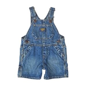 Vintage 100% Cotton Denim Blue Jean Overalls Baby 9M